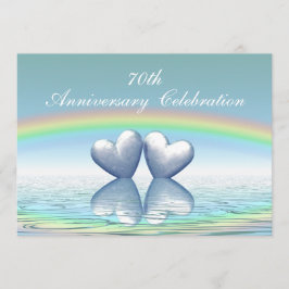 70e Jubileum Platinum Hearts Kaart