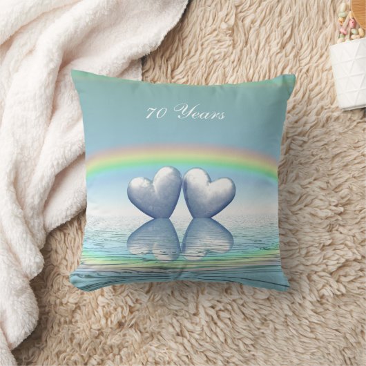 70e Jubileum Platinum Hearts Kussen (Deken)