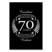 70e JUBILEUM PLATINUM Kaart (Voorkant)