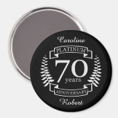 70e JUBILEUM PLATINUM Magneet (Voorkant / Achterkant)