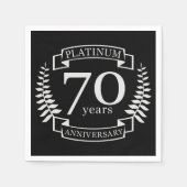 70e JUBILEUM PLATINUM Servet (Voorkant)