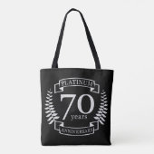 70e JUBILEUM PLATINUM Tote Bag (Achterkant)