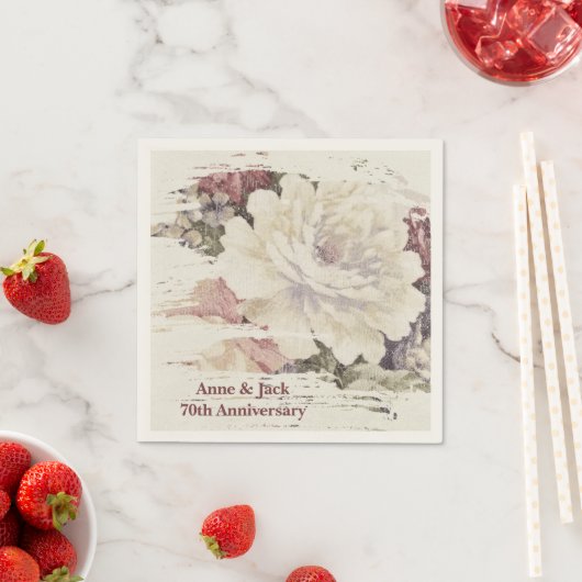 70e Jubileum  Tapestry Roos Servet (Insitu)