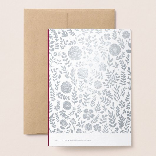 70e Jubileum Wenskaarten Folie Kaarten (Met envelop)