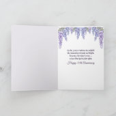 70e Jubileum Wisteria Arch in een tuin Kaart (Binnen)