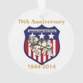 70e Jubileum Zilverzijde, kant #9 Ornament (achterkant)