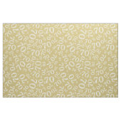 70e kool Aantal Pattern Gold en White 70 Stof (Fat Quarter)