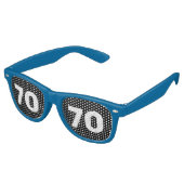 70E MAANDAG 70 NOVELTY SUNGLASSES SHADES RETRO ZONNEBRIL (Gekanteld)