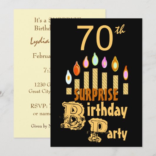 70e OPLEIDING VANDAAG - GOLD Kaart (Voorkant / Achterkant)