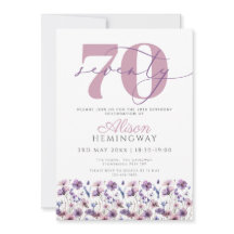 70e Paarse Bloemen Vlinderverjaardag