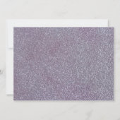 70e Paarse Waterverf bloemen Kaart (Achterkant)