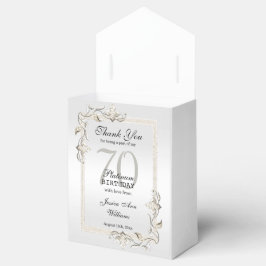 70e Platinum Birthday Bedankdoosjes