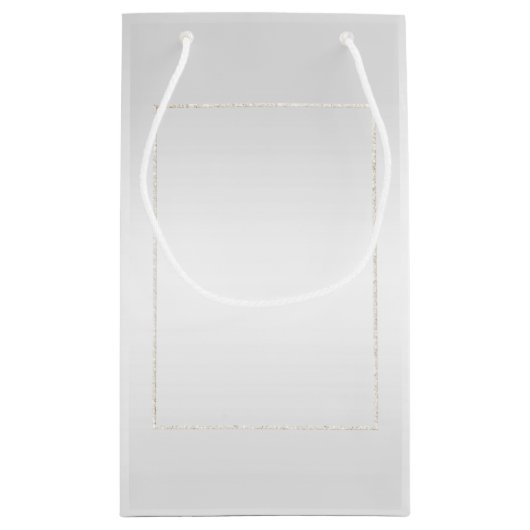 70e Platinum Birthday Klein Cadeauzakje (Achterkant)