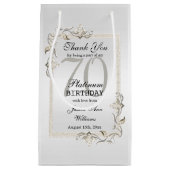 70e Platinum Birthday Klein Cadeauzakje (Voorkant)