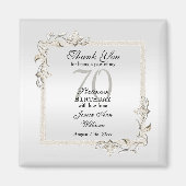 70e Platinum Birthday Magneet (Voorkant)