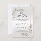 70e Platinum Birthday Save The Date (Voorkant)