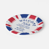 70e Platinum Celebration UNION JACK Papieren Bordje (Gekanteld)