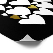 70e Poster voor cadeautjes voor bezoekersfeest (Hoek)