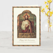 70e PRIESTERJUBILEUM Kaart (Gele Bloem)