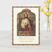 70e PRIESTERJUBILEUM Kaart (Gele Bloem)