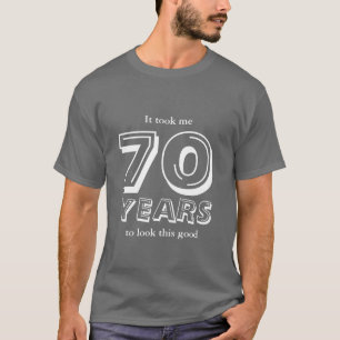 70e shirt van de geboorte