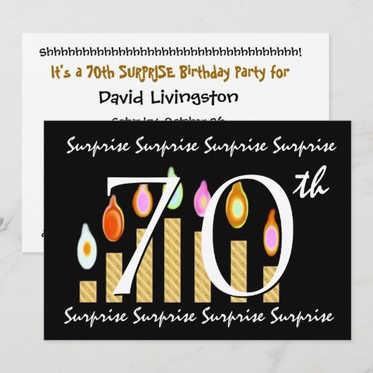 70e Sjabloon voor de uitnodiging tot het indienen  (Voorkant / Achterkant)