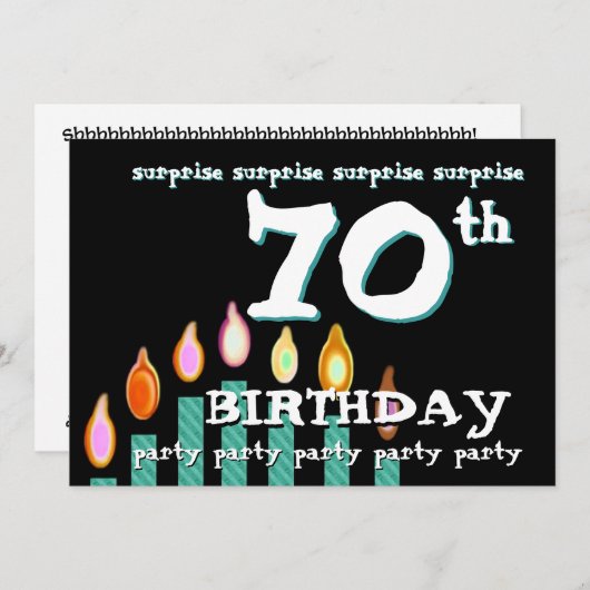 70e Sjabloon voor de uitnodiging tot het indienen  (Voorkant / Achterkant)