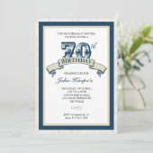 70e uitnodiging ter gelegenheid van de geboorte (Staand voorkant)