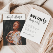 70e uitnodiging van de verjaardag | Foto 70e verja