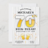 70e uitnodiging voor een wedstrijd van de Beer Bir (Voorkant)