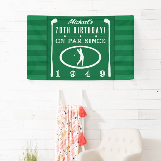 70e verjaardag 1949 voor de Golfers Spandoek (Insitu)