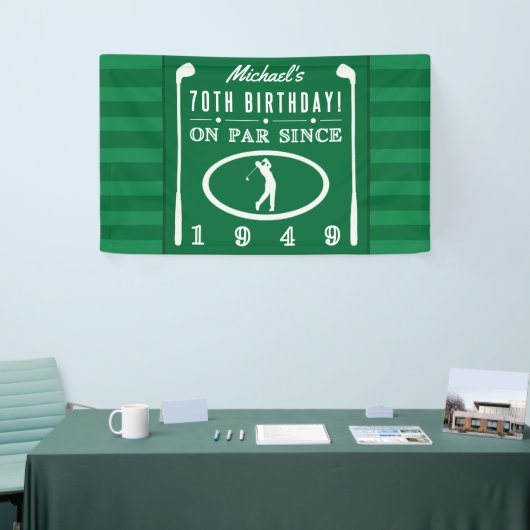 70e verjaardag 1949 voor de Golfers Spandoek (Beurs)