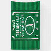 70e verjaardag 1949 voor de Golfers Spandoek (Verticaal)