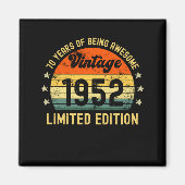 70e verjaardag  1952 beperkte uitgave magneet (Voorkant)