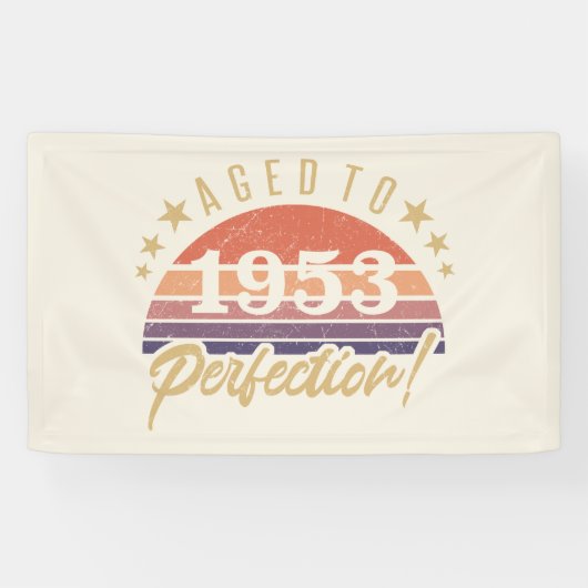 70e verjaardag 1953: perfectie spandoek (Horizontaal)