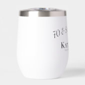 70e verjaardag-70 en nog steeds schitterend! Zwart (Voorkant)