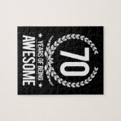 70e verjaardag (70 jaar Geweldige) Legpuzzel (Horizontaal)