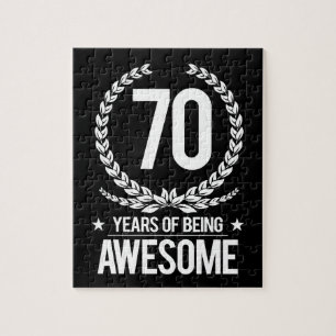 70e verjaardag (70 jaar Geweldige) Legpuzzel