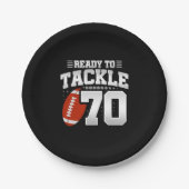 70e verjaardag 70 jaar Jubileum paar Papieren Bordje (Voorkant)