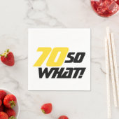 70e verjaardag 70 Wat Funny Party Servet (Insitu)
