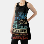  70e verjaardag 840 maanden Couting 70 jaar Schort (Insitu)