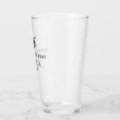 70e verjaardag aangepaste naam glazen beker (Links)