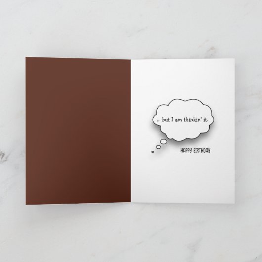 70e verjaardag Beer in een bos Kaart (Binnen)