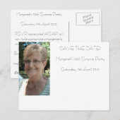 70e verjaardag Bewaar de datum Aankondigingskaart (Voorkant / Achterkant)