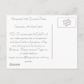 70e verjaardag Bewaar de datum Aankondigingskaart (Achterkant)