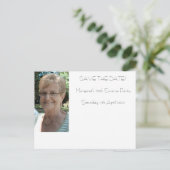 70e verjaardag Bewaar de datum Aankondigingskaart (Staand voorkant)