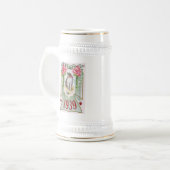 70e verjaardag bierpul (Voorkant links)