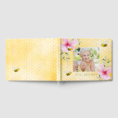 70e verjaardag bijen honeycomb foto van floral gastenboek (Volledig)