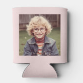 70e verjaardag Blush Pink Instagram Foto Blikjeskoeler (Achterkant)