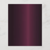 70e verjaardag Bourgondië gouden uitnodiging (Achterkant)